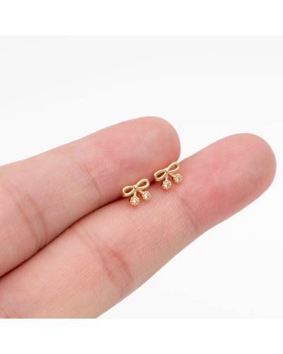 Puce d'oreille mini cerise