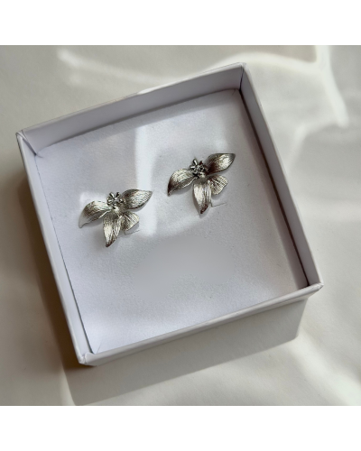 Boucles d'oreille Calista 2 en 1