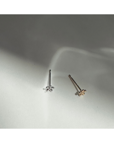 Boucles d'oreille Calista 2 en 1