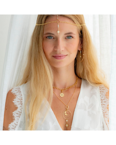 Collier & Boucle d’oreille 2-en-1 — New Moon * Coachella