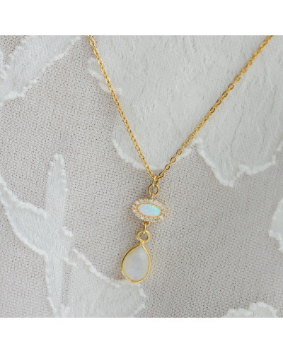 Collier de dos réversible New Moon * Coachella