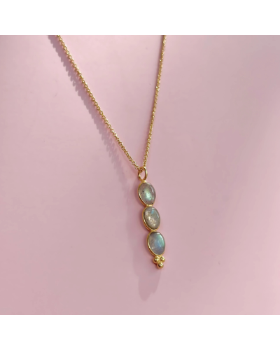 Collier Indira en pierres naturelles
