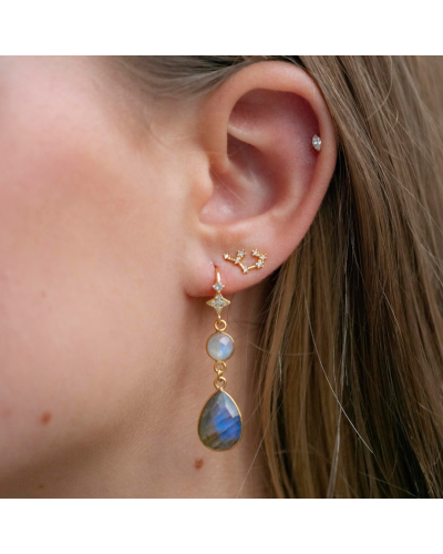 Boucles d'oreille Solaris