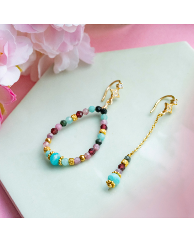 Boucles d'oreille Eclosia