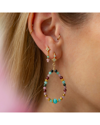 Boucles d'oreille Eclosia