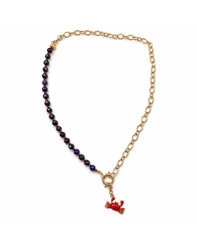 Collier & Bracelet 3 en 1 Crabe