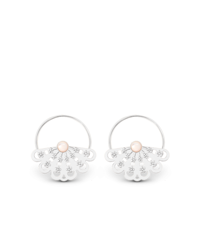 Boucles d'oreille "Okinawa" avec anneaux