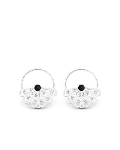 Boucles d'oreille "Okinawa" avec anneaux