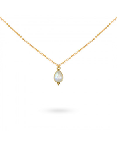 Collier Pierre de Lune petite goutte