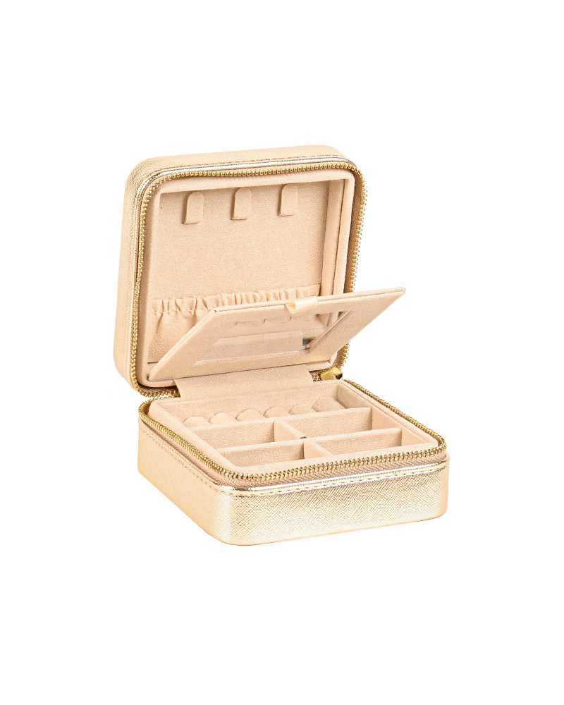 Boîte à bijoux dorée