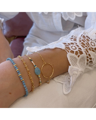 copy of Bracelet double Olympe en pierres naturelles