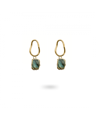 Boucles d'oreilles Orlane - Labaradorite