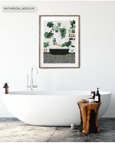 Affiche Small Bathroom *All the ways to say*
