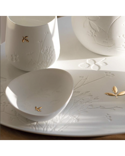 Coupelle feuilles en porcelaine *Räder*