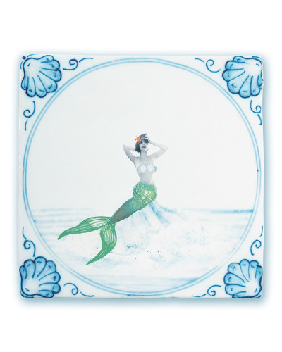 Carreau en céramique The beauty of a mermaid *Storytiles*