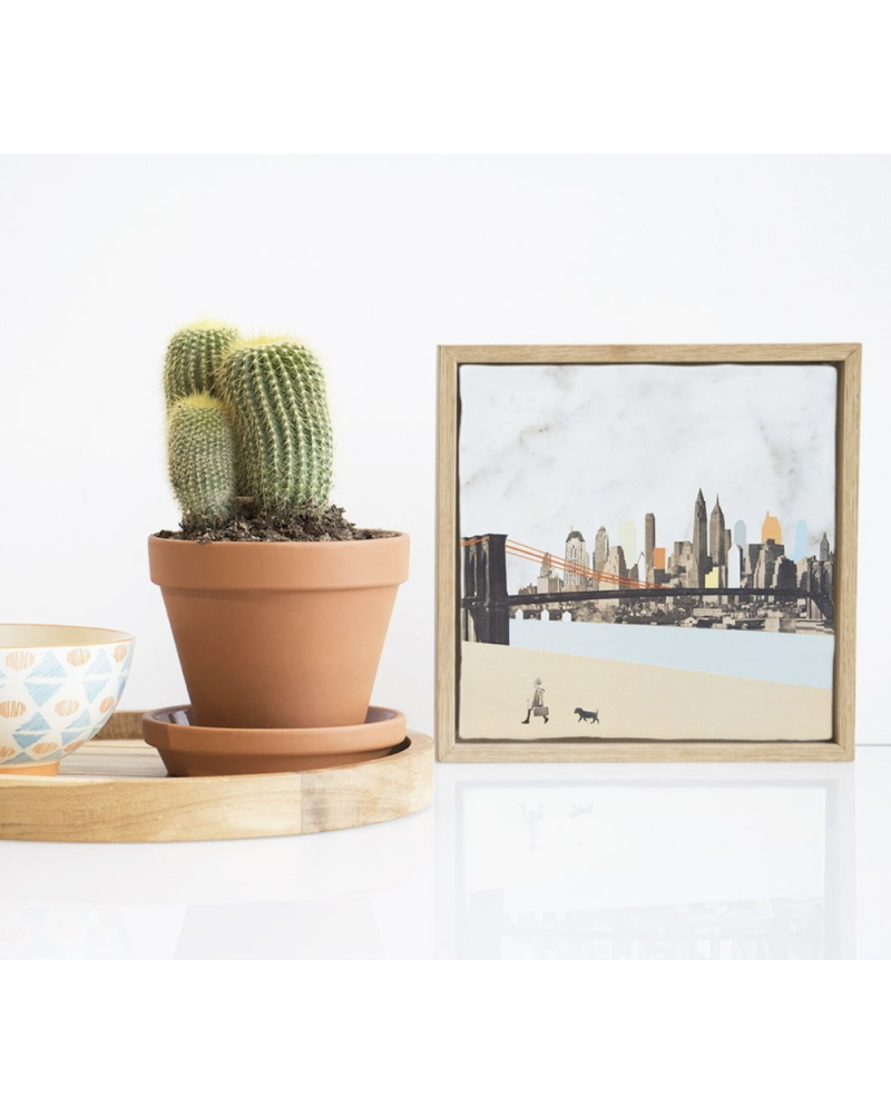 Plateau En Bois Avec Cadre Pour Carreau De Faïence - Déco Rustique