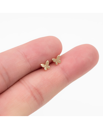 Puce d'oreille mini papillon