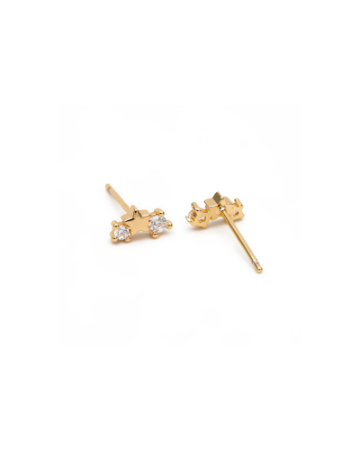 copy of Puce d'oreille deux étoiles et strass