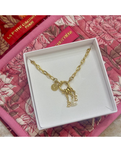 Collier 3 charm's personnalisable